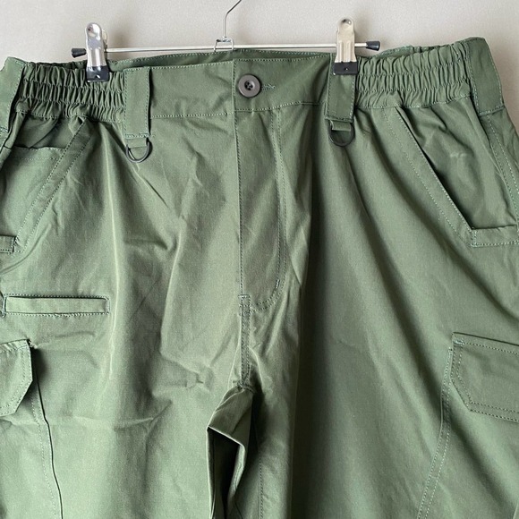 Tactical Pants 9‎ Pockets Green sz 2XL utility cargo pants NWT - Picture 6 of 16